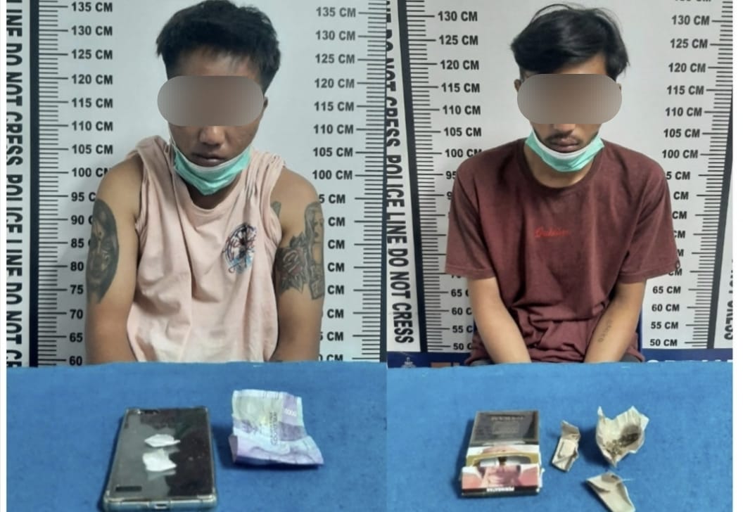 Pengedar Sabu dan Ganja Ditangkap Sat Narkoba Polres Siantar
