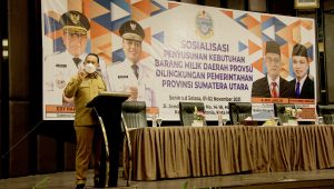 Pj Sekda Provsu membuka acara BPKAD 4