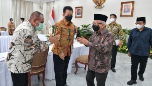 Foto Gubsu Ratas Dengan Wapres Terkait Stunting 1