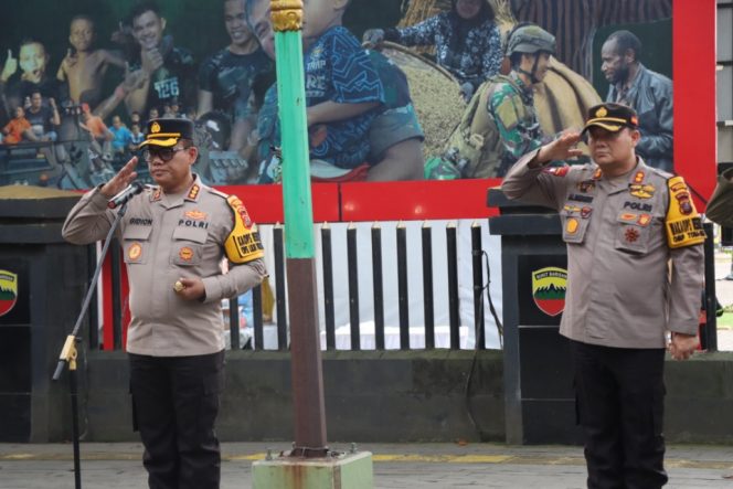 
					Kapolrestabes Medan Pimpin Apel Persiapan Pengamanan Malam Tahun Baru 2025