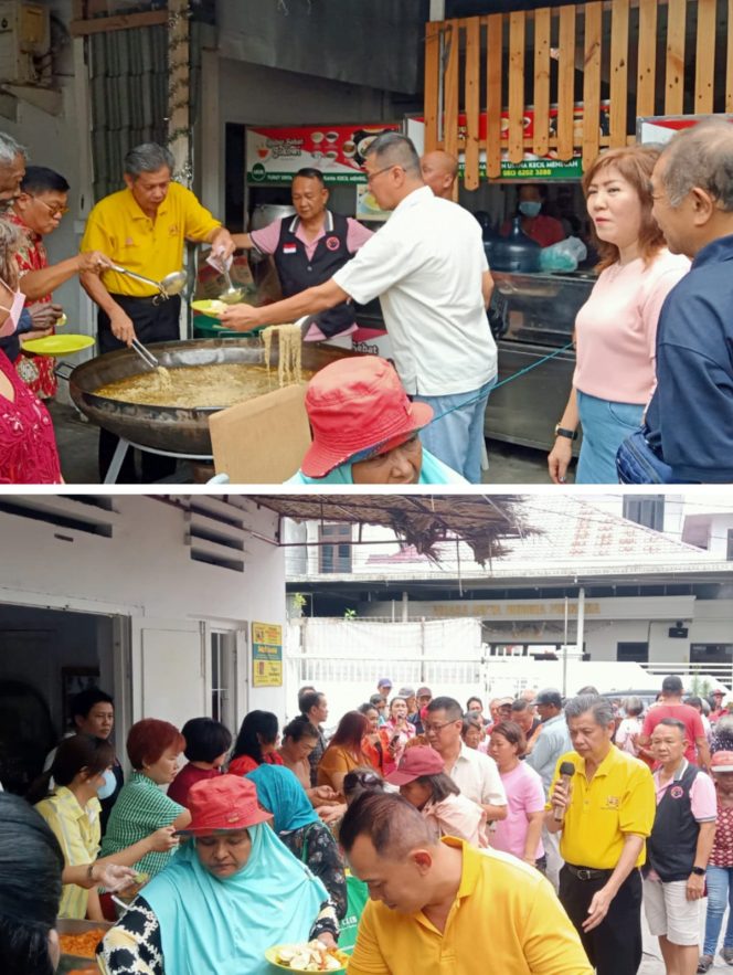 
					Yayasan Lansia Merdeka Indonesia Berikan Makanan Gratis pada Warga di Kota Medan