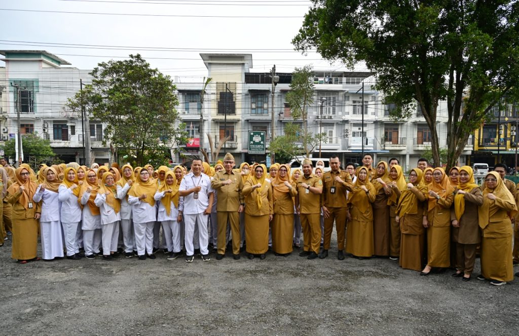 PjSekdaProvsu_Apel Pagi Senin di RS Haji 5