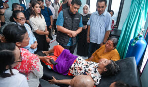 Gubsu kunjungi Puskesmas Lagundri 3